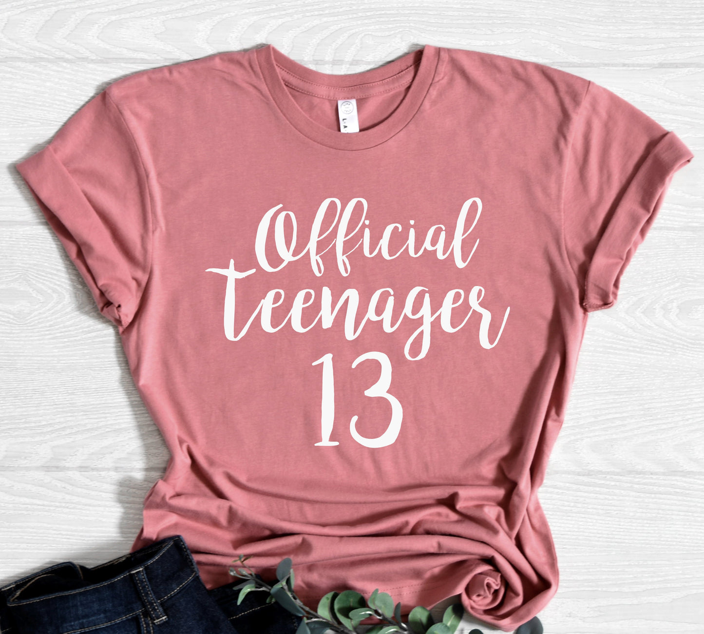 13th Birthday Shirt, Burgundy