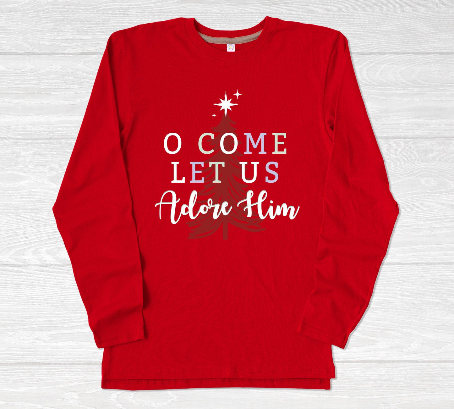 O Come Let Us Adore Him Shirts