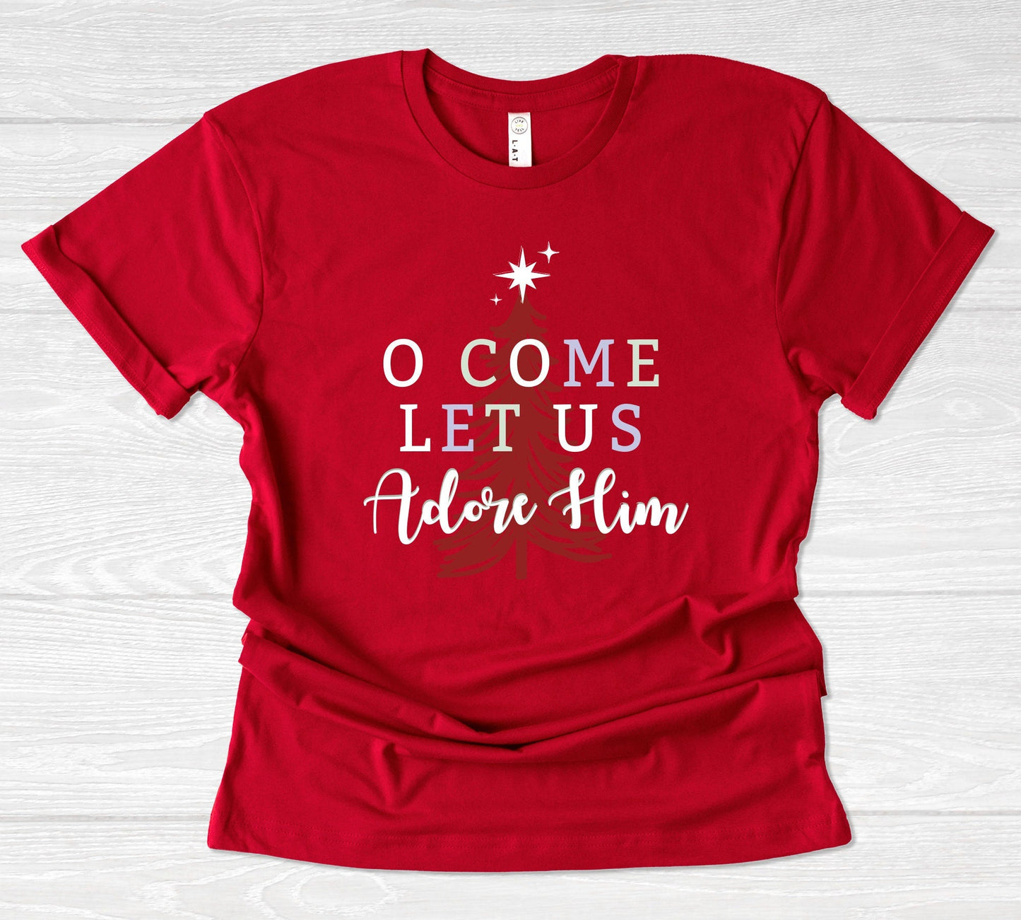 O Come Let Us Adore Him Shirts