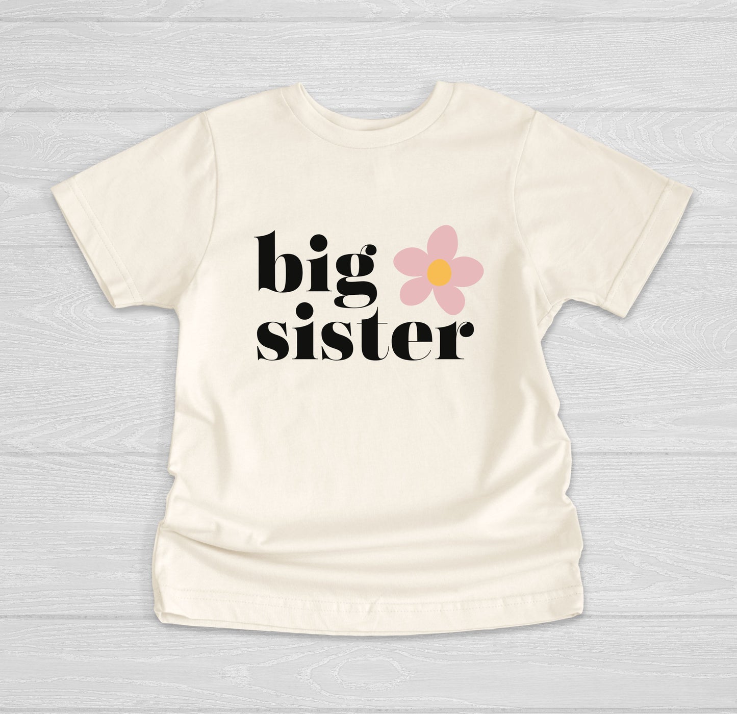 Big Sister Flower Shirt