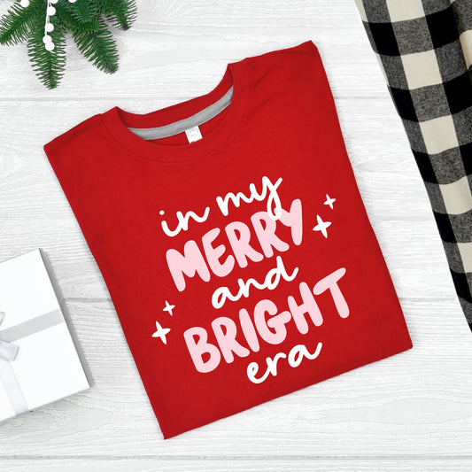 Era Christmas Shirts, Merry and Bright