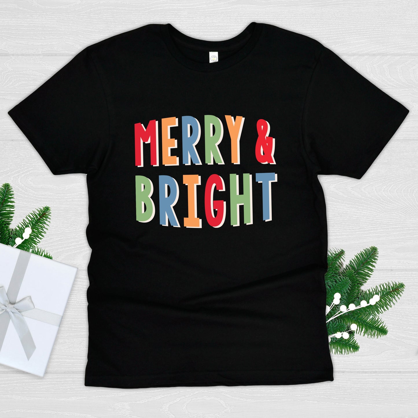 Merry & Bright Christmas Shirt